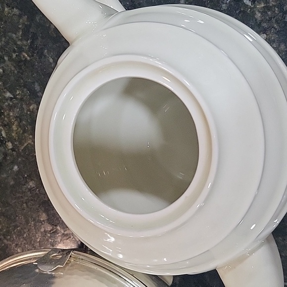 HUTSCHENREUTHER ART DECO SILVER PLATE TEA POT BAVARIA GERMANY - Picture 4 of 14